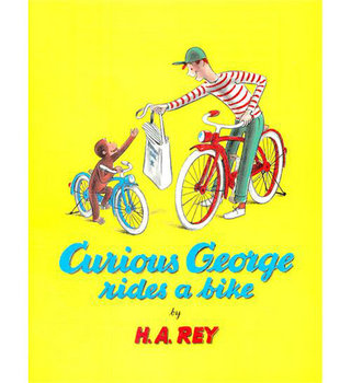 好奇猴乔治骑自行车