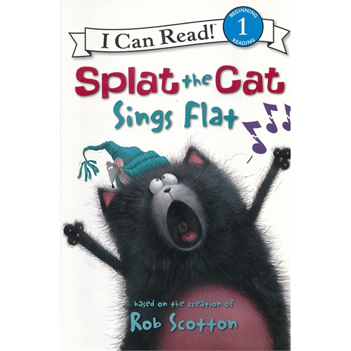 英文绘本：Splat the Cat Splat the Cat Sings Flat