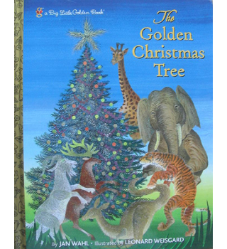 英文绘本：The golden christmas tree